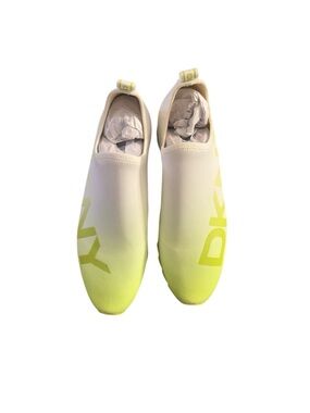 DKNY Women’s Lime Green Slip On Sneakers Size 11M